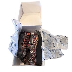 Alegria Paloma Midnight Garden Floral Patent Leather Mary Jane Shoes PAL-323 38